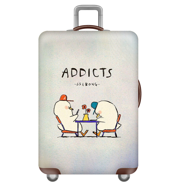 Women’s Hardshell Luggage with Creative Cartoon Design Bowlift