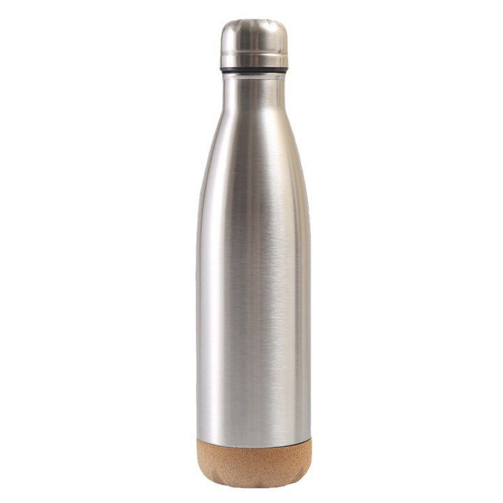 Ladies stylish stainless steel insulated bottle with cork bottom Bowlift