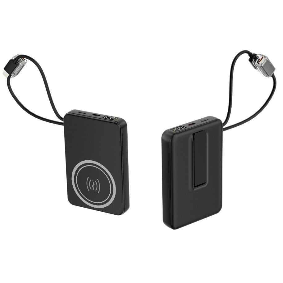 Compact power bank with integrated LCD display Bowlift