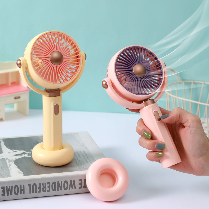 Ladies Portable Hand Fan with Flexible Design Bowlift