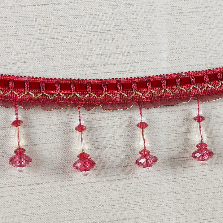 Decorative lace trim with pearls Bowlift