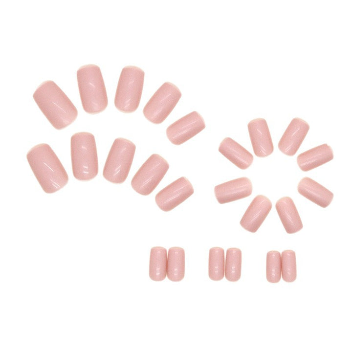 Glossy Natural Press-On Nails Bowlift