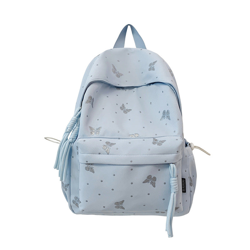 Butterfly-Themed Casual Backpack Bowlift