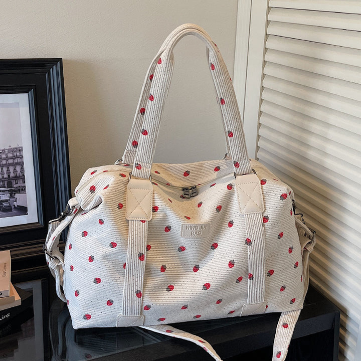 Playful Floral Travel Duffel Bag