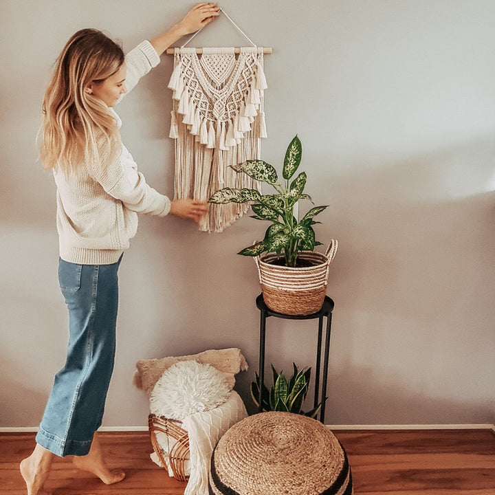 Elegant Macrame Wall Hanging in Bohemian Style