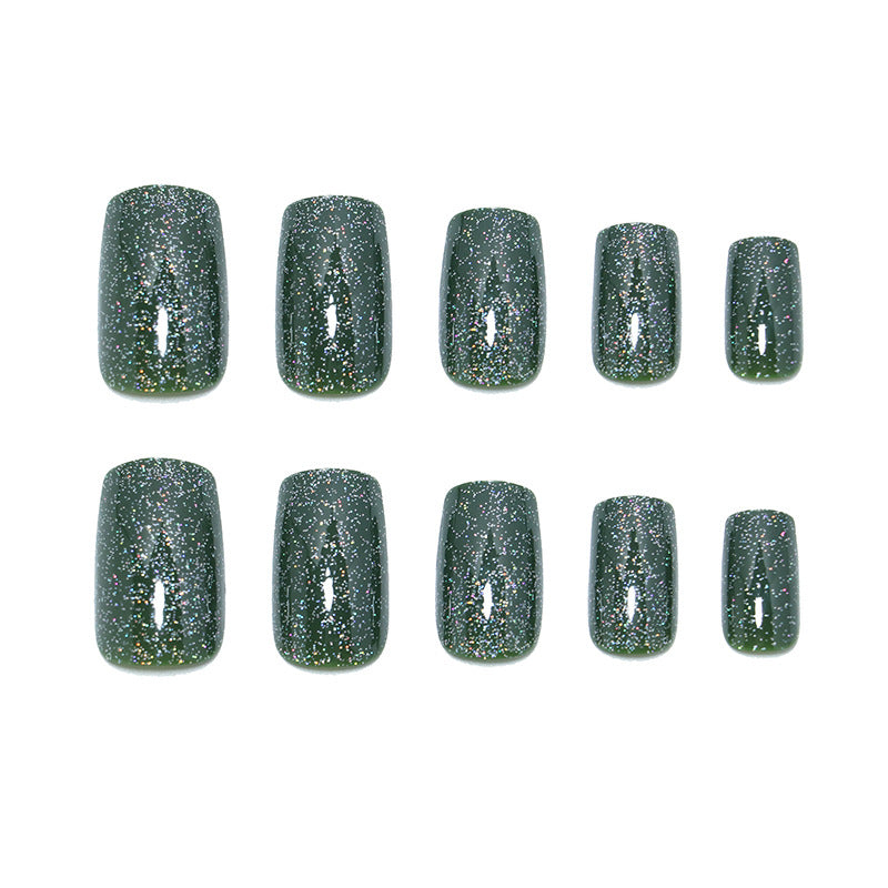 Glittering Press-On Nails Bowlift