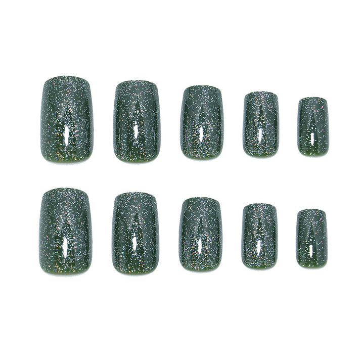 Glittering Press-On Nails Bowlift