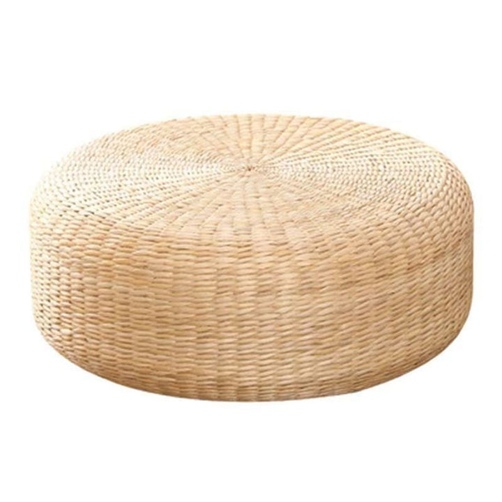 Handcrafted Natural Fiber Pouf Bowlift