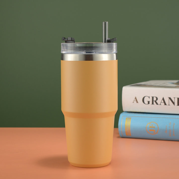 Unisex Rubberized Thermal Mug Bowlift