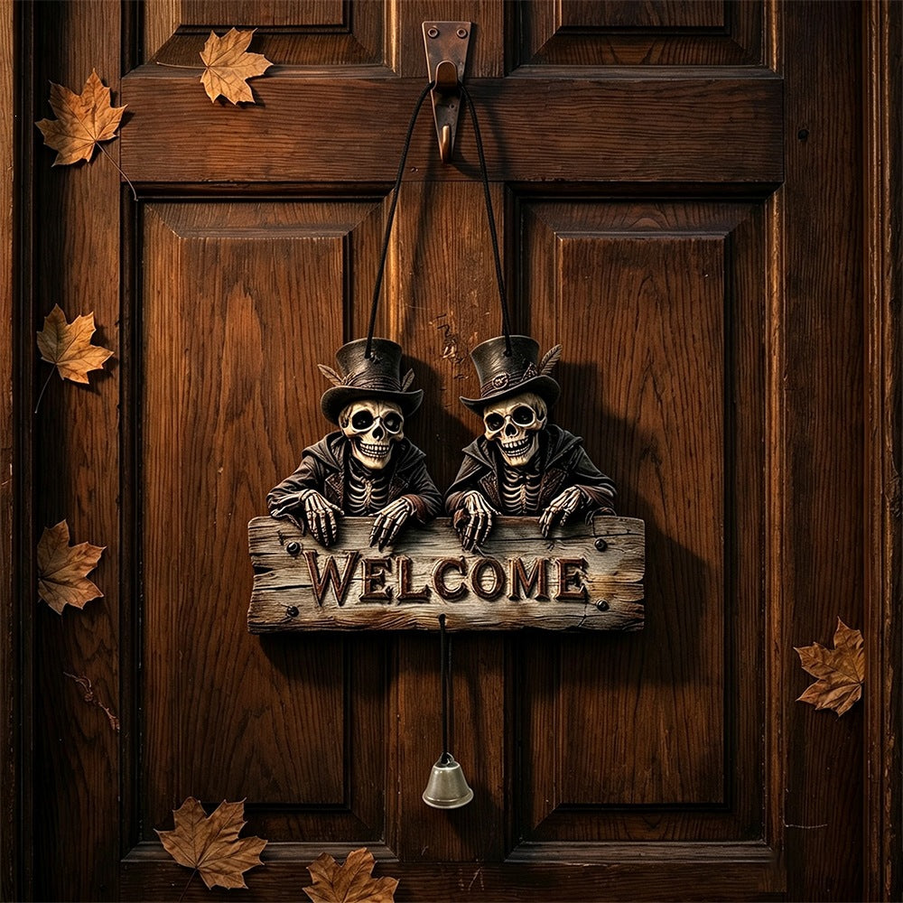 Creepy Welcome Sign Decor Bowlift