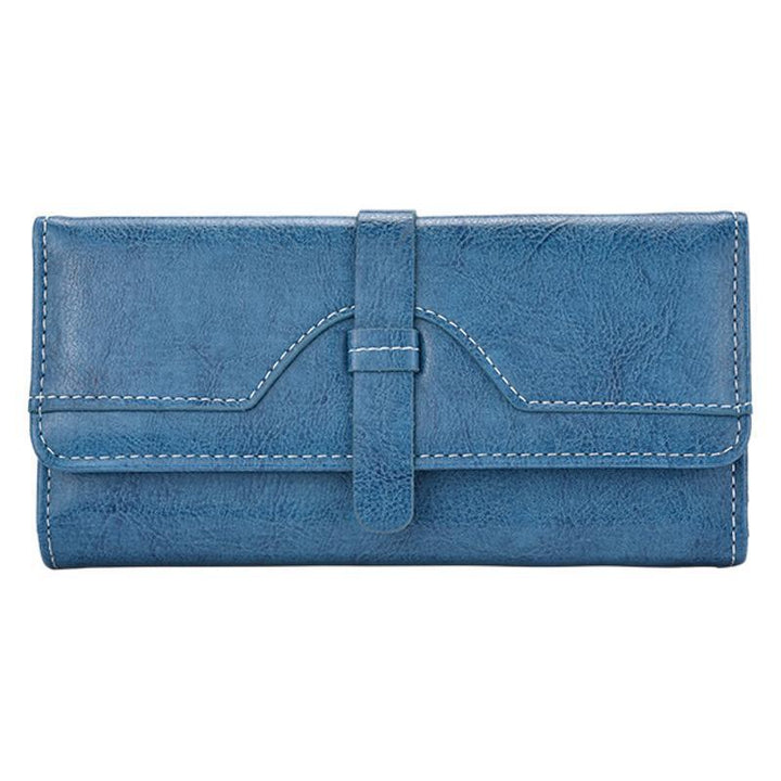 Premium Leather Long Wallet Bowlift