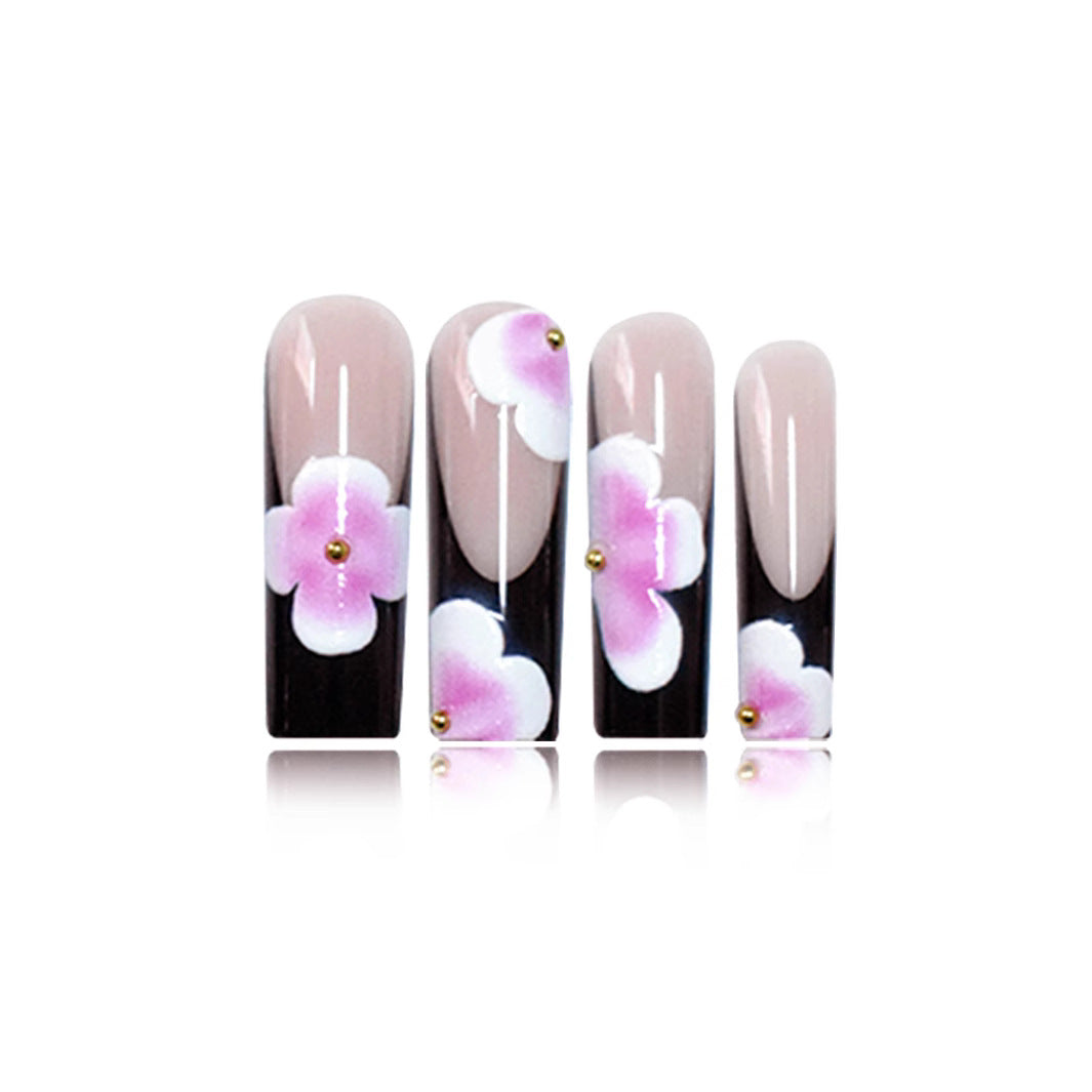 Premium Floral Nail Art Enhancements Bowlift