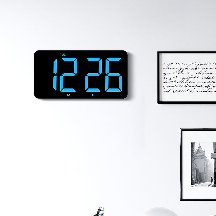 Digital LED Alarm Clock with Large Display Bowlift