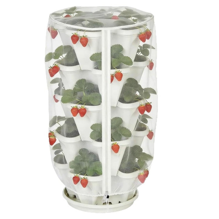 Multi-Layered Vertical Hydroponic Planter Cover Bowlift
