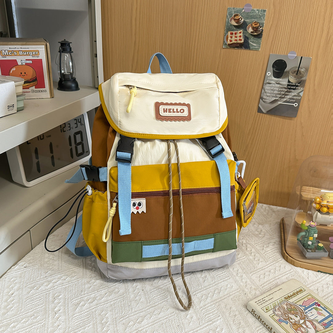 Backpack in Modern Minimalist Style with Multiple Compartments Bowlift