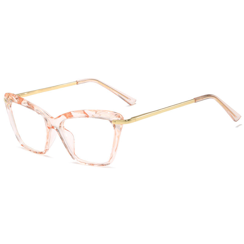 Women's fashionable oversized glasses with elegant metal frame Bowlift
