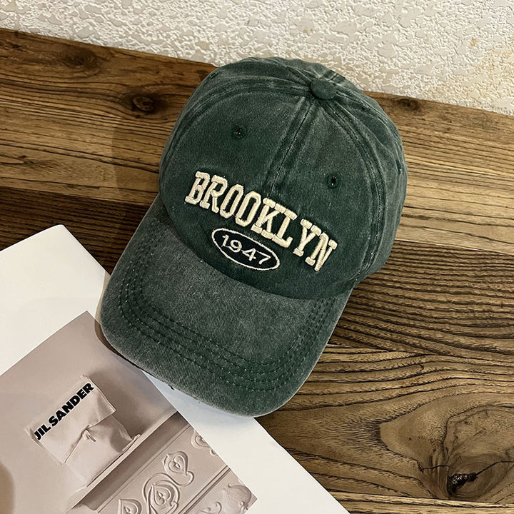 Vintage-Inspired Distressed Baseball Cap