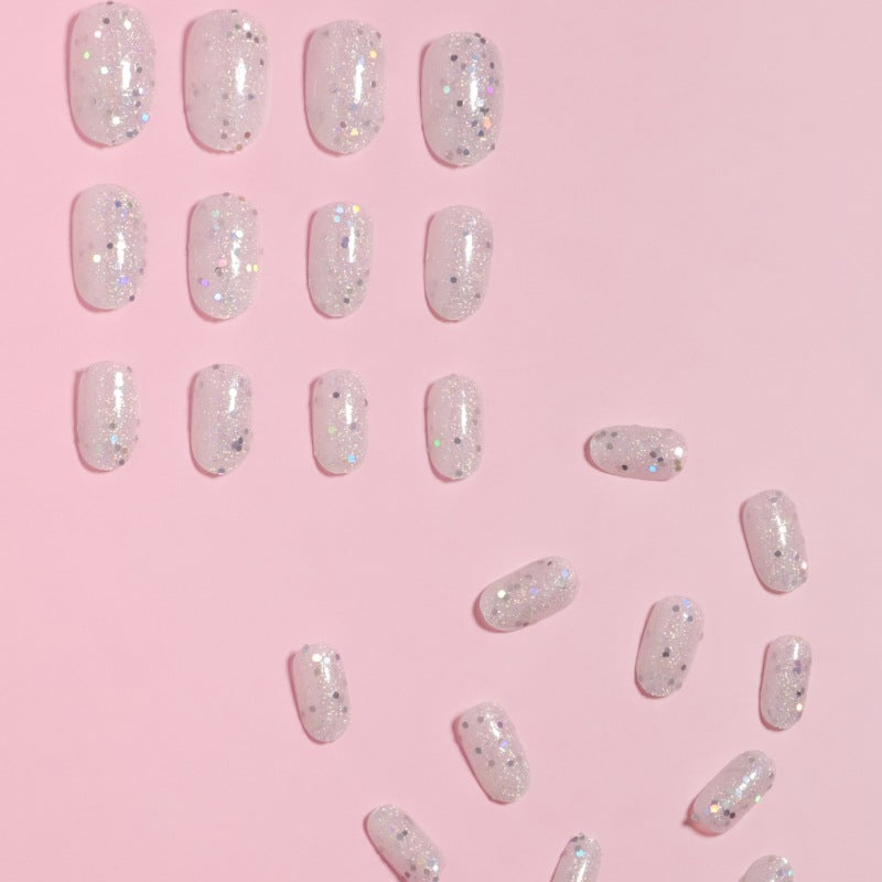 Glamorous Glittering Press-On Nail Set Bowlift