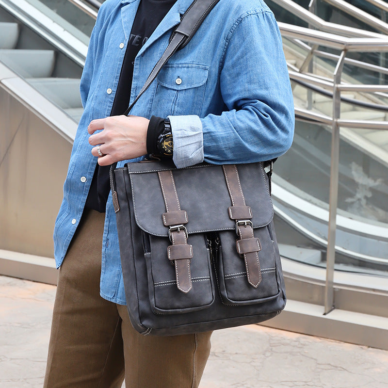 Vintage-Look Crossbody Bag Bowlift