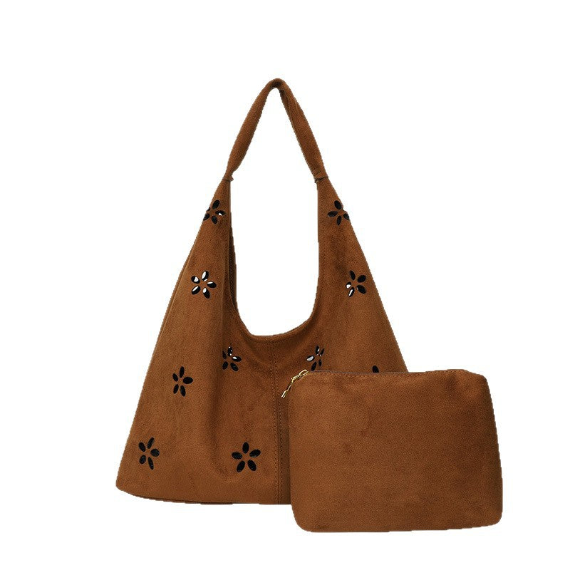 Floral Embroidered Tote Bag Bowlift