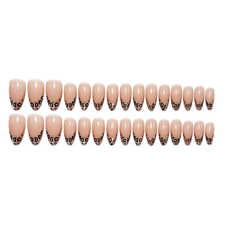 Artificial nail tips in elegant leopard design Bowlift