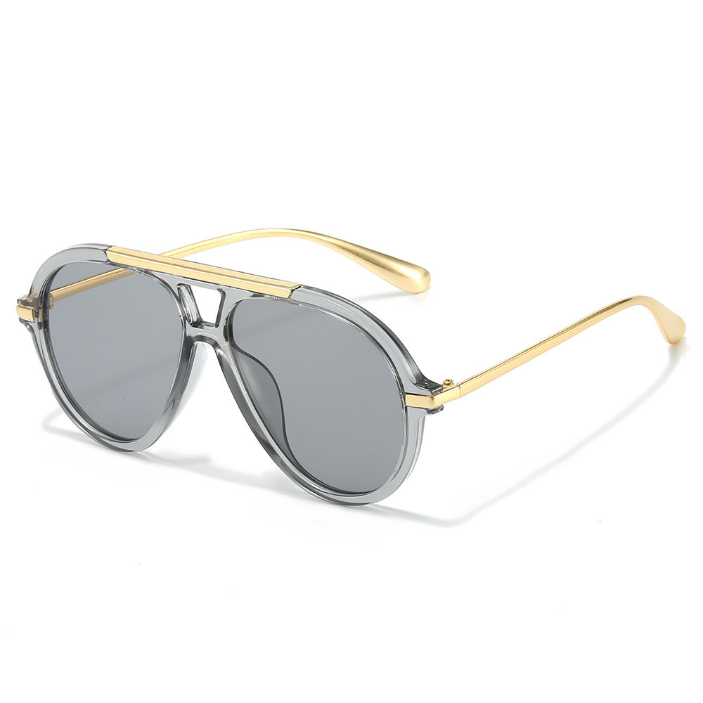 Fashion-Forward Futuristic Round Sunglasses Bowlift