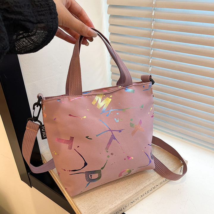 WoArtistic Patterned Mini Tote Bag Bowlift