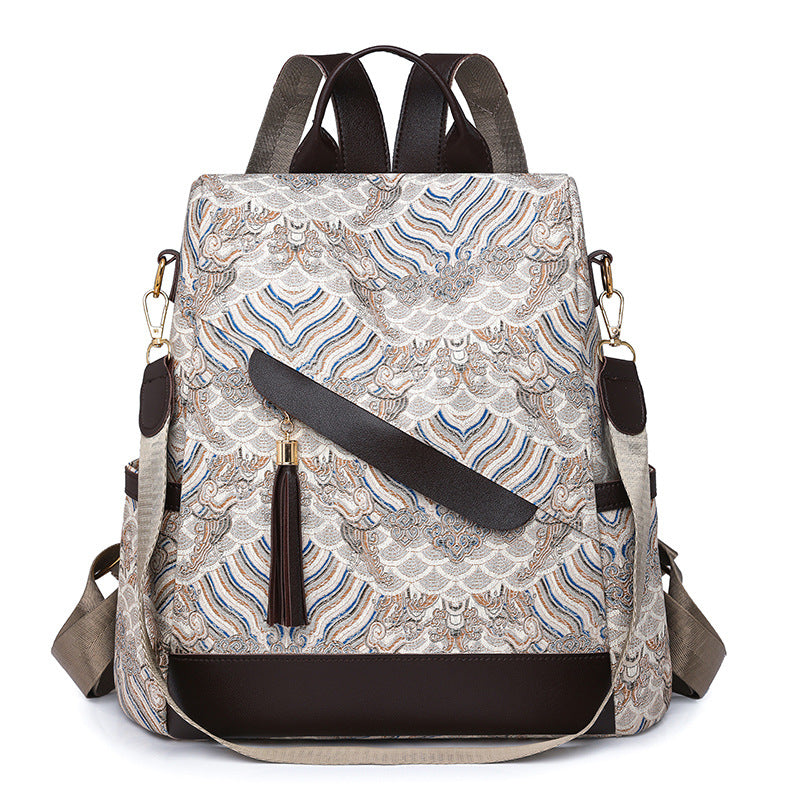 Elegant Quilted Backpack Bowlift