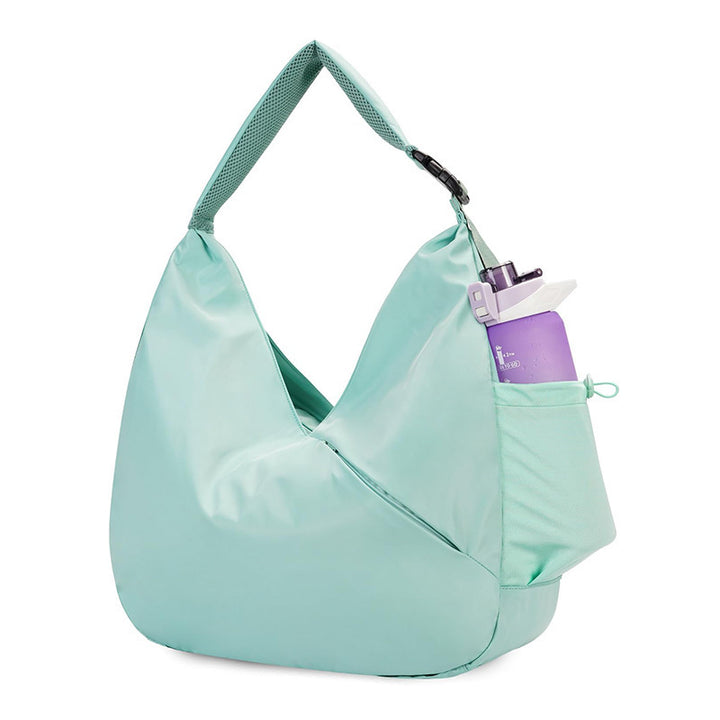 Practical sports bag with side compartment for water bottle Bowlift