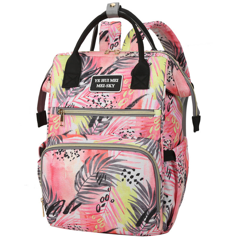 Stylish Geometric Print Backpack Bowlift