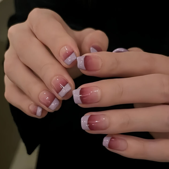 Elegant Ombre Nail Art Press-On Set Bowlift