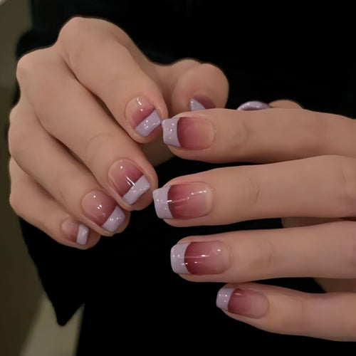 Elegant Ombre Nail Art Press-On Set Bowlift