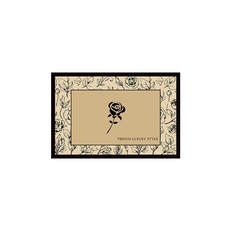Unisex Elegant Floral Welcome Mat Bowlift