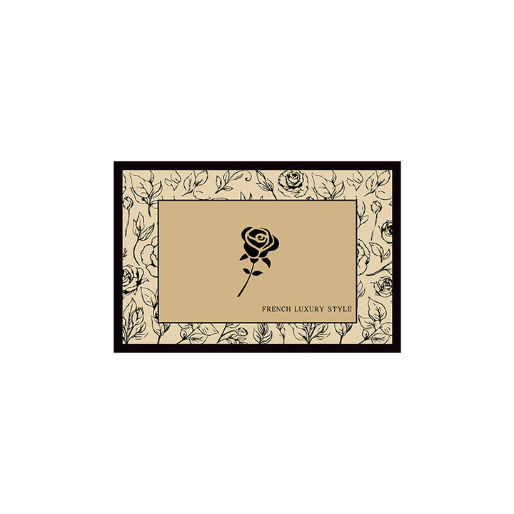 Unisex Elegant Floral Welcome Mat Bowlift