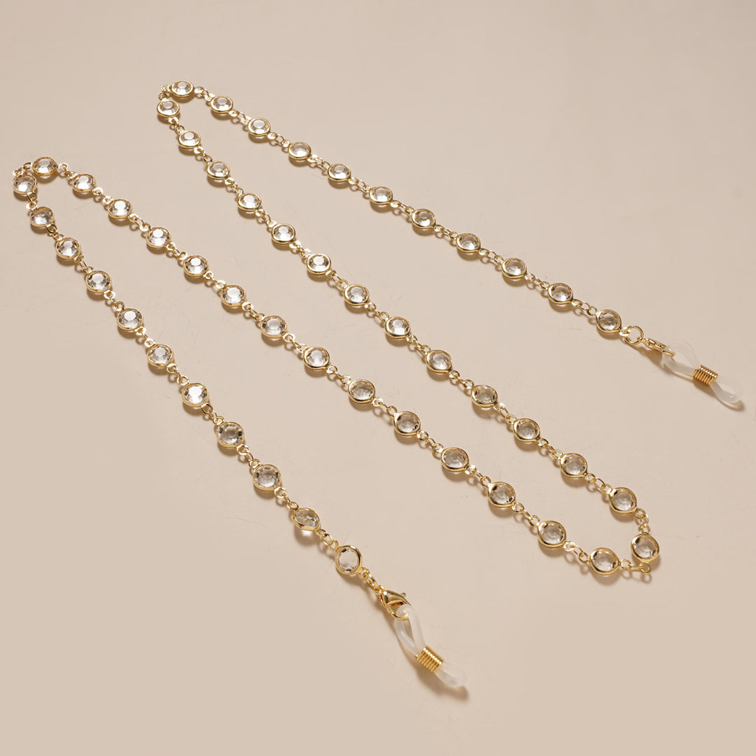 Elegant Beaded Eyewear Chain Bowlift