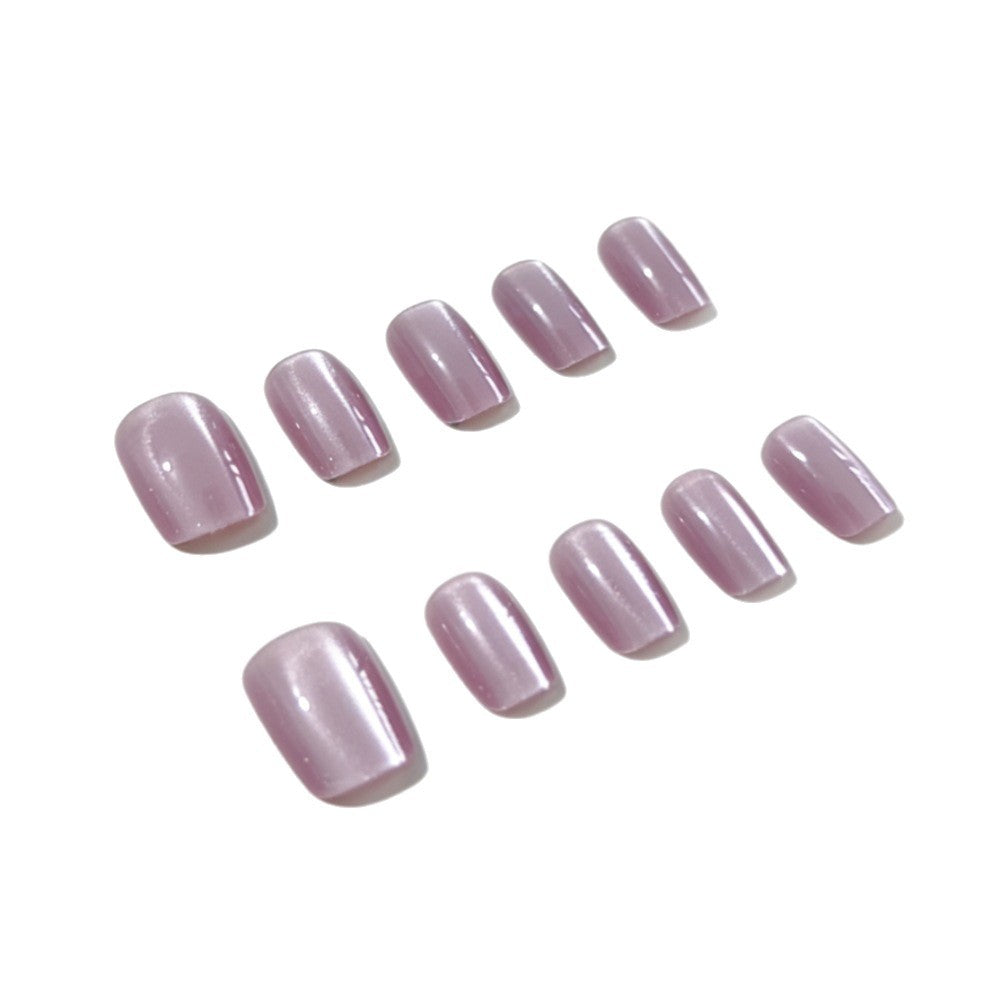 Premium Glossy Ombre Press-On Nail Extensions Bowlift