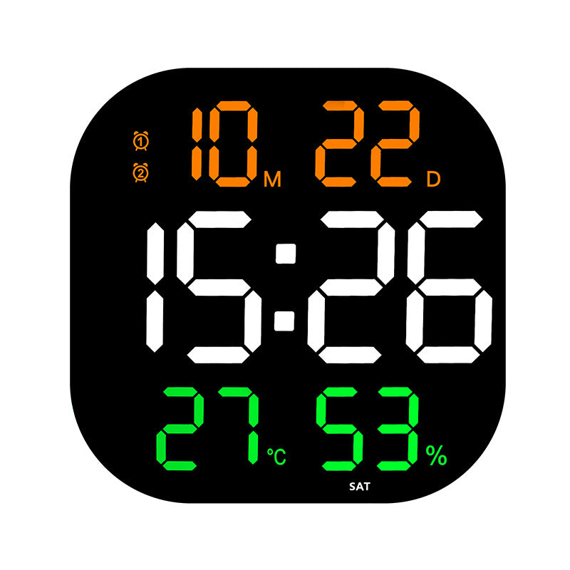 Digital Alarm Clock with Thermometer and Hygrometer Bowlift