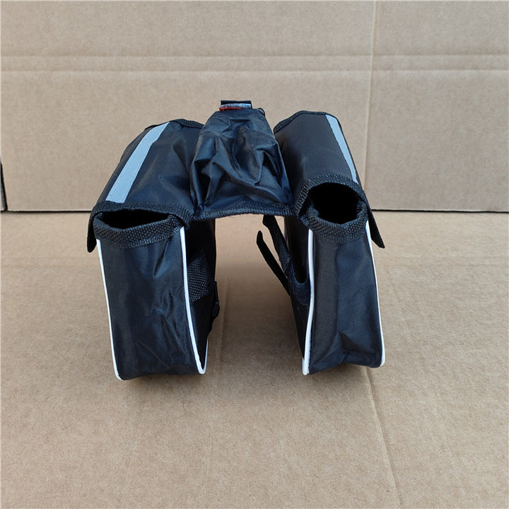 compact waterproof bicycle handlebar bag with reflective safety strip and quick release mount Bowlift