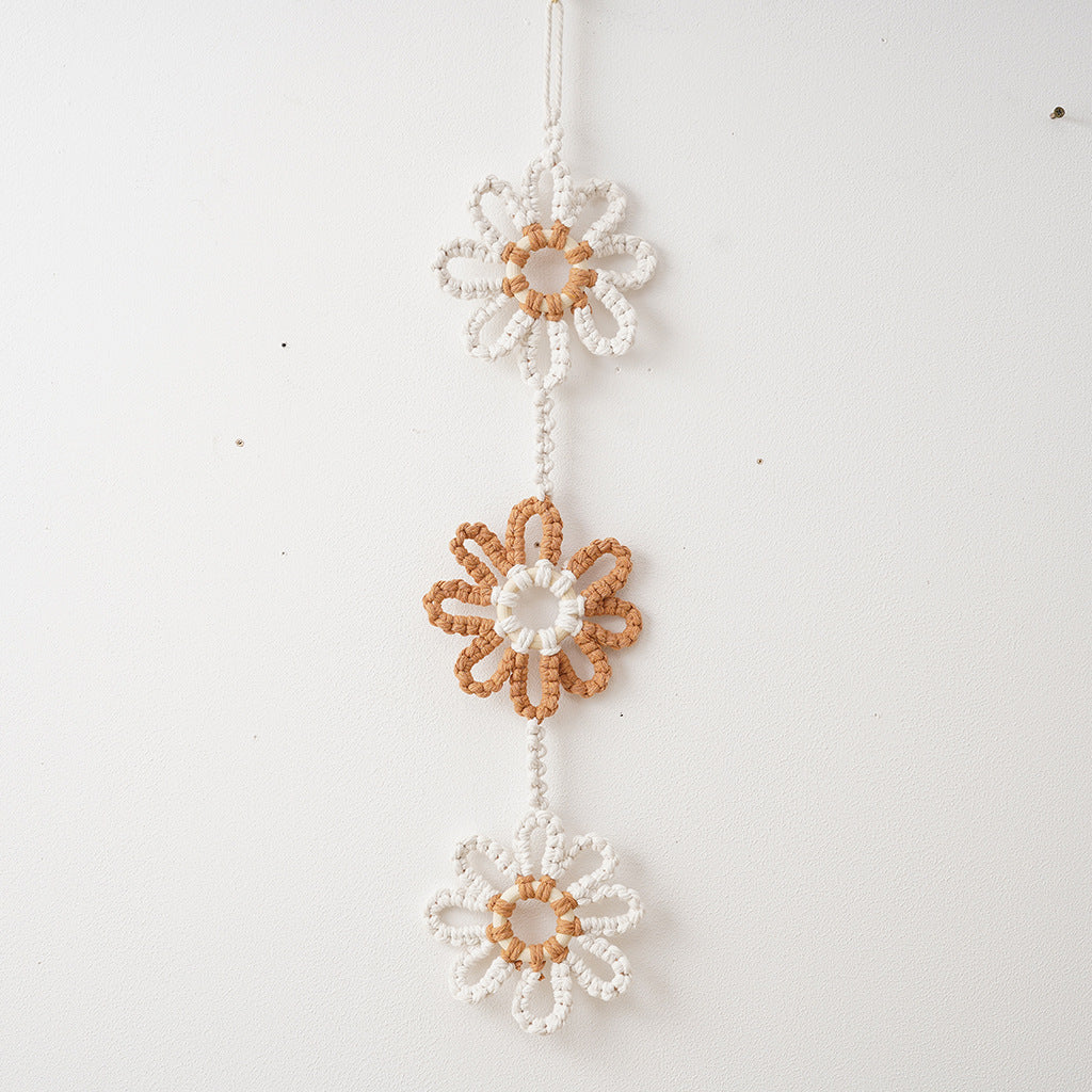 Decorative Macrame Flower Garland Bowlift