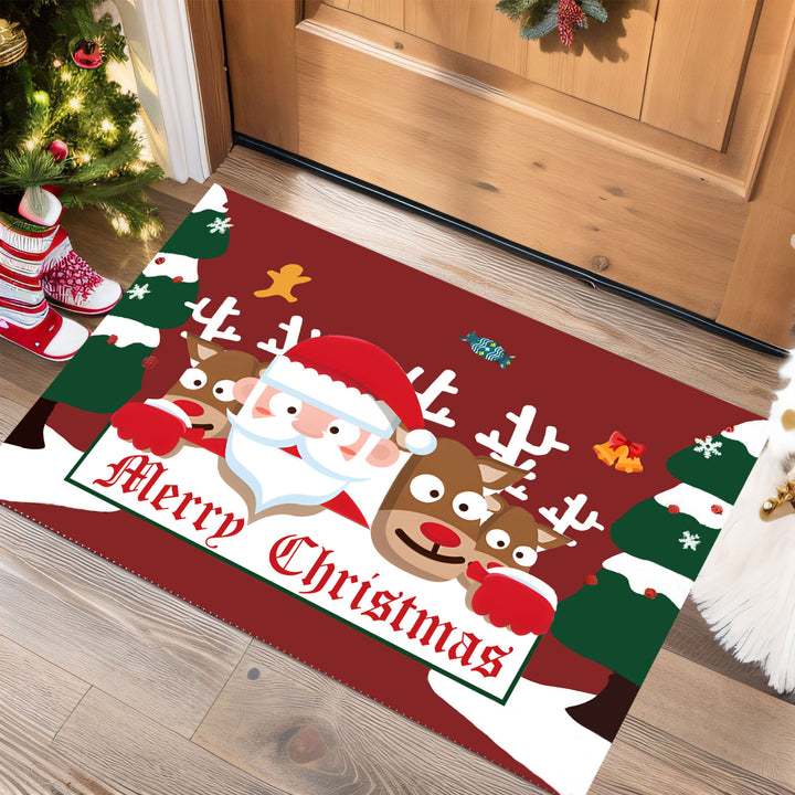 Festive Holiday-Themed Door Mat Bowlift