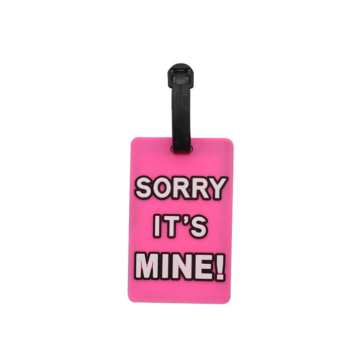 Unisex Luggage Tag with Funny Message Bowlift