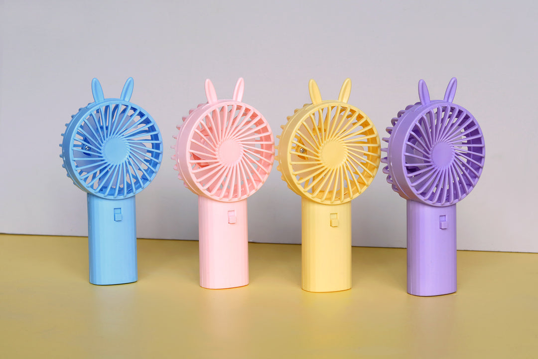 Unisex Portable Creative Animal Design Fan Bowlift
