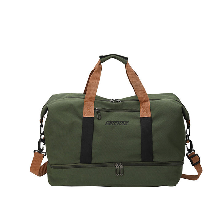 Durable Multi-Compartment Travel Duffel Bag
