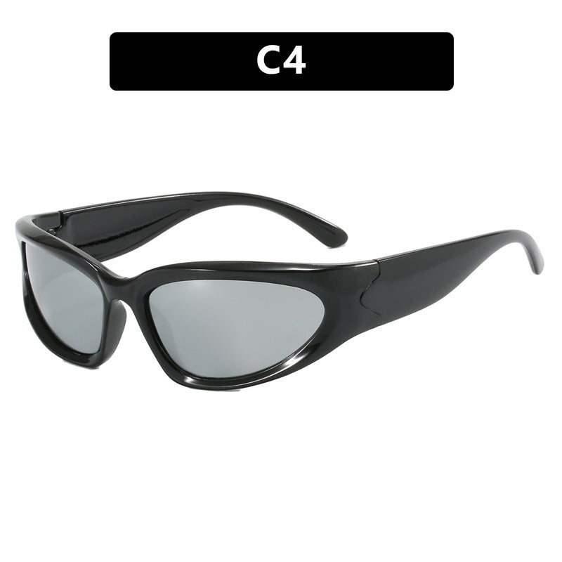Women's sporty sunglasses with ergonomic design and polarized lenses Bowlift