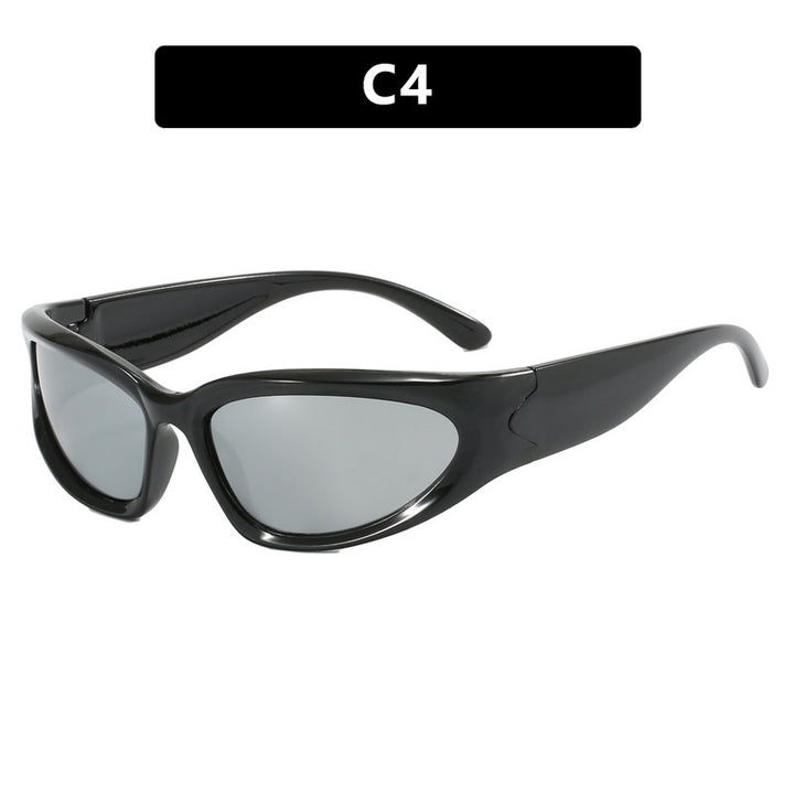 Women's sporty sunglasses with ergonomic design and polarized lenses Bowlift