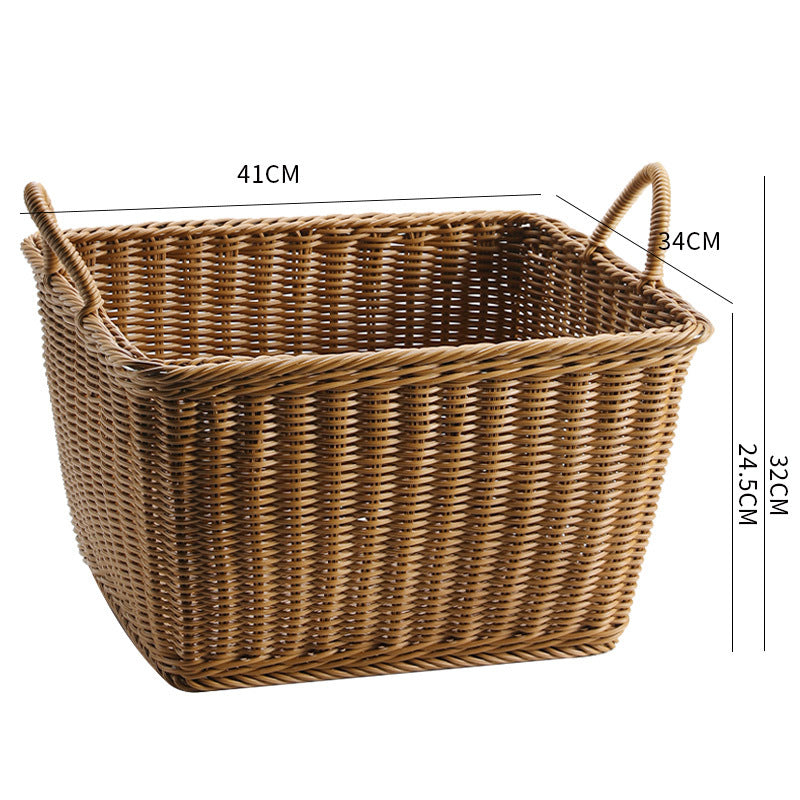 Unisex Spacious Storage Basket made of Woven Rattan Bowlift