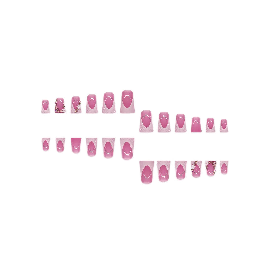 Glamorous 3D Floral Nail Art Enhancements Bowlift