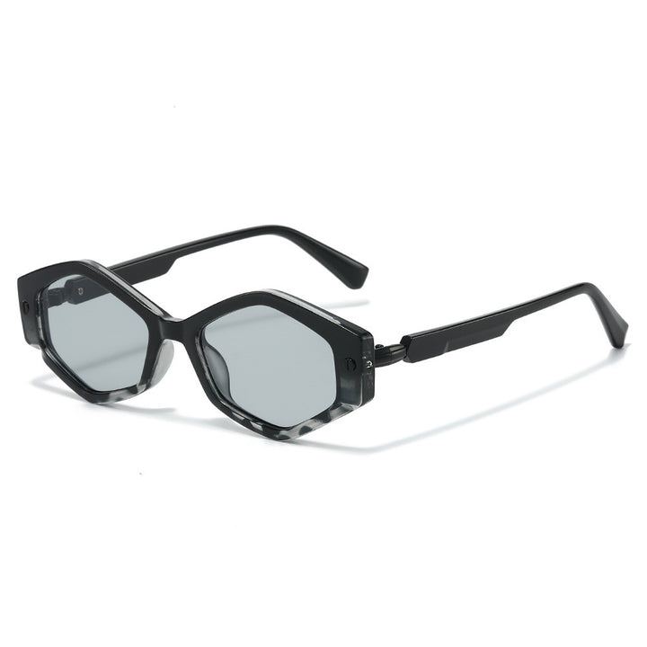 Fashionable Hexagonal Sunglasses Bowlift