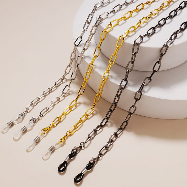 Metallic Chain Eyewear Holder Bowlift
