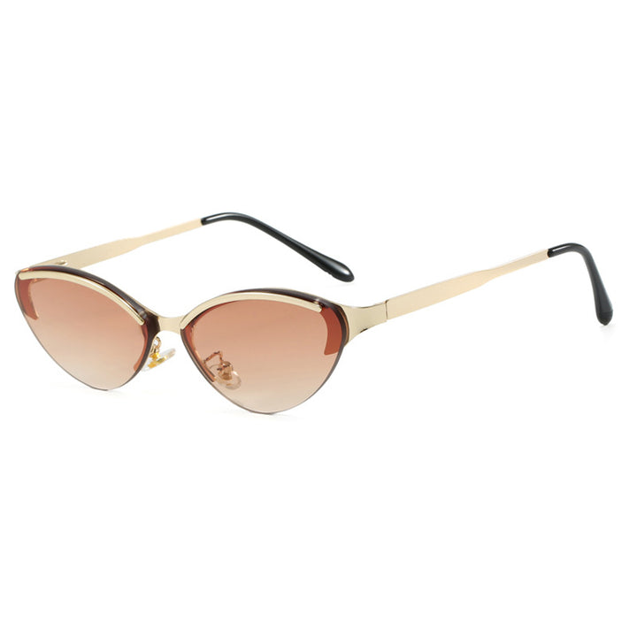 Ladies Cat-Eye Sunglasses with Elegant Frame and UV Protection Bowlift